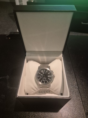 Gucci chrono black dial - gucci,