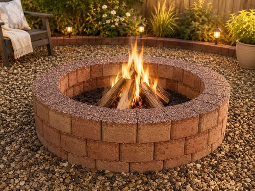 Stone fire pit smokeles - cm,