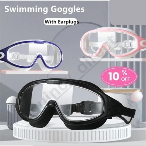 Swim goggles anti fog wide - swim, anti-fog