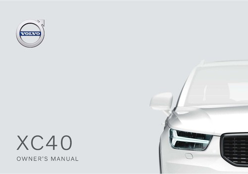 Volvo xc40 owners manual - volvo,