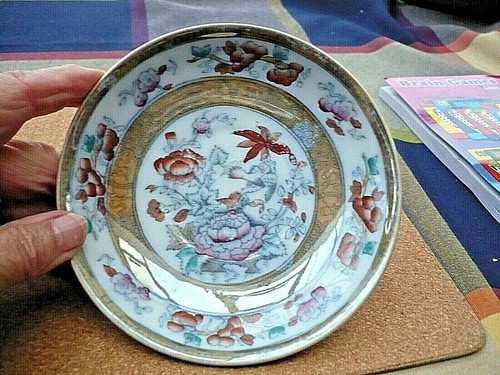Antique saucer till son - &,