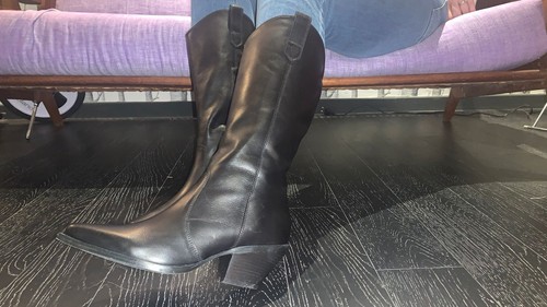 Genuine leather cowboy - genuine, boots