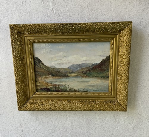 Scottish oil painting - painting, in