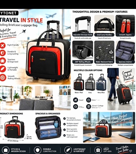 Ytonet pilot case rolling - pilot,