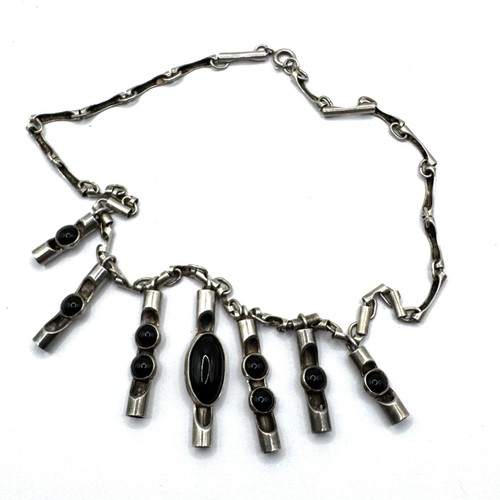 Black jet necklace - jet,