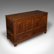 Antique 4 Panel Coffer