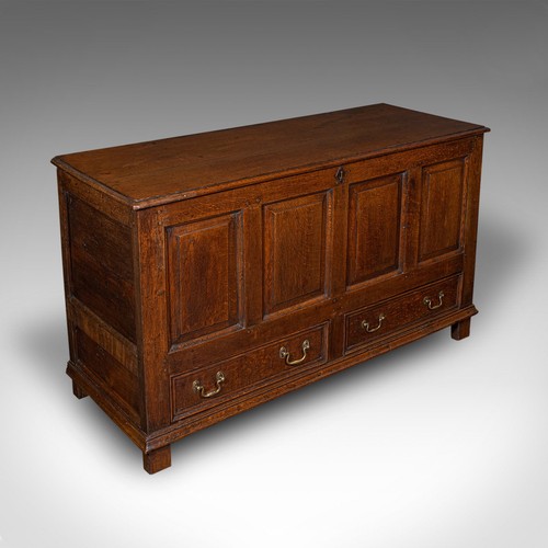 Antique panel coffer - panel,