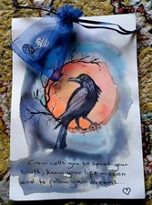 Original Spiritual Painting by Cornish Artist Snowey With Tree Of Life Earings