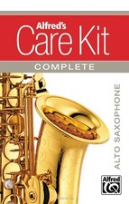Alfred's Care Kit Complete Alto Saxophone Sax Maintenance 