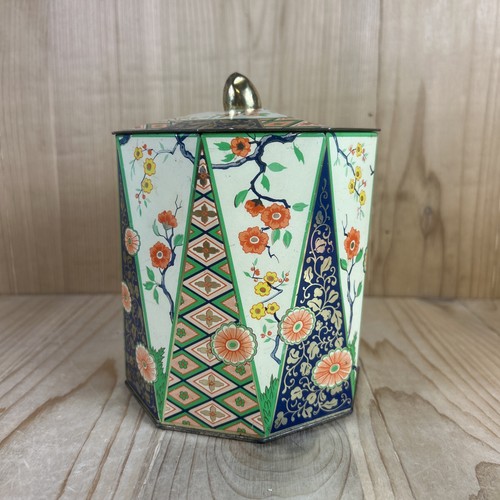 Octagon tea and biscuit - biscuit, tin