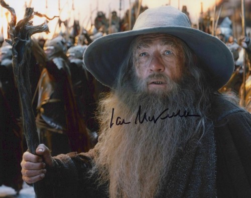 Ian mckellen signed - signed, 8x10