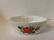 Vintage JAJ Pyrex Cottage Rose