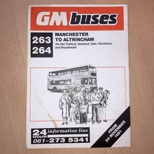 G M.  Bus. timetable.   (
