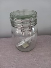 Glass IKEA Clip Storage Jar