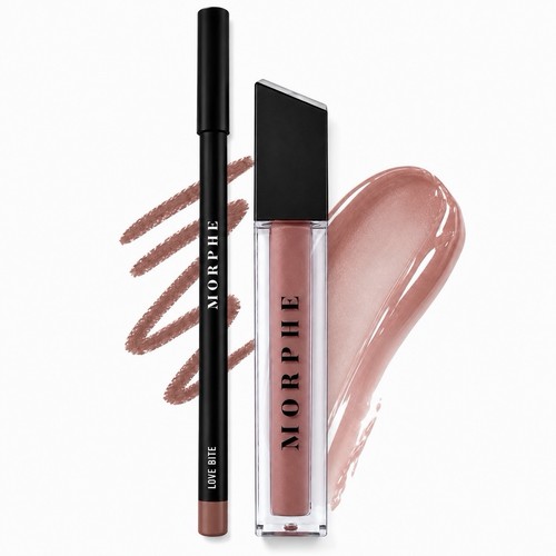 Morphe nude rose - lip, set