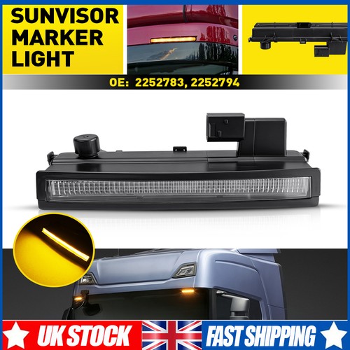 1pcs sunvisor led amber - sunvisor,