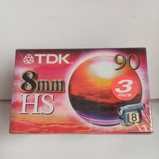 3 PACK TDK 8MM HS 90 -