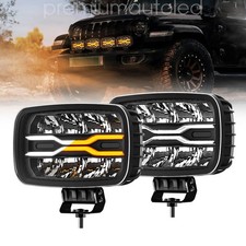 Rectangle 9" LED SPOT Driving