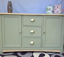 Oak Sideboard, Solid Oak Furniture, Livingroom Sideboard, Painted Sideboard 