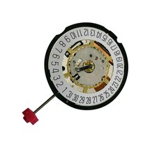 26mm Date @ 3/ 6 3-Hand Quartz Watch Movement With Stem & Battery For Ronda 715