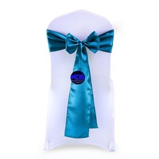 100 DARK TEAL Satin Chair