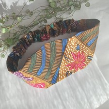 Wide Stretchy Headband Hippie Boho African Style Top Quality Elastic UK