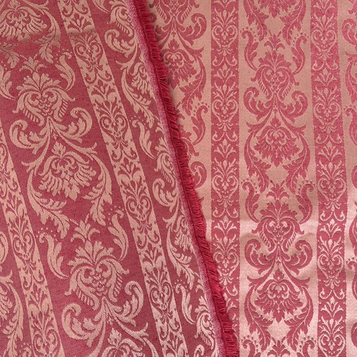 Brocade fabric pink large - in,