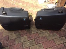 Pair BMW bike Touring Paniers in good order with locks & keys +spare lock/key