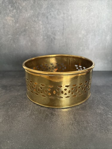 Vintage decorative brass plant - brass,
