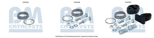 Exhaust system pipe mounting - system,