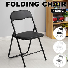 FOLDING CHAIR FOLDABLE COMPUTER DESK ROOM PARTY CAMPING HOME OFFICE CHAIR