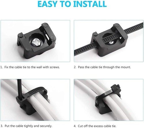 50pcs cable tie base wire - 50pcs,