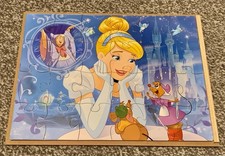 Disney Princess 3x Puzzle 24 Pieces Jasmine Cinderella Snow White