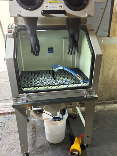 Vapour blasting unit - vapour,