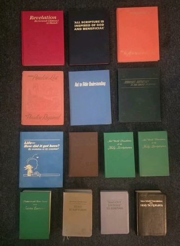 Jehovah witnesses book lot - jehovah's,