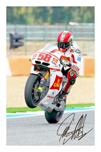 Marco simoncelli signed - simoncelli,