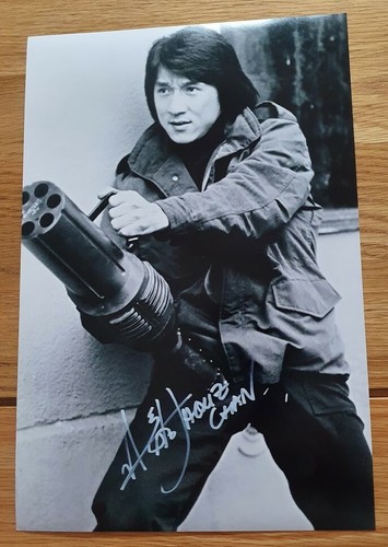 Jackie chan autograph - chan,