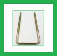 M8 X 56 x 155 SQUARE MILD STEEL ZINC PLATED U BOLT WITH NUTS AND WASHERS