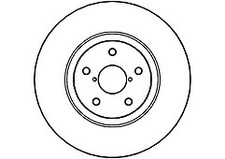 FRONT BRAKE DISCS FOR  SUBARU