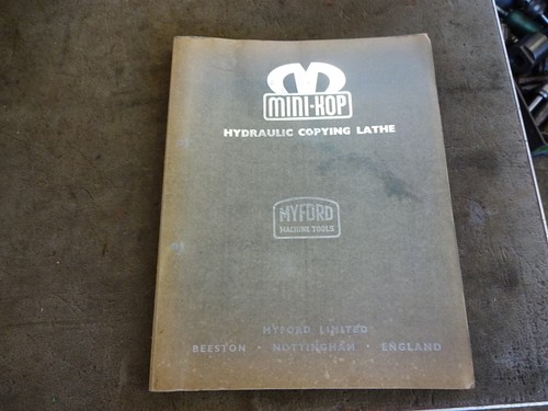 Myford mini kop hydraulic - myford,