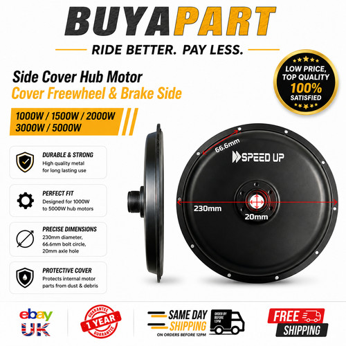Side cover hub motor holes - hub,