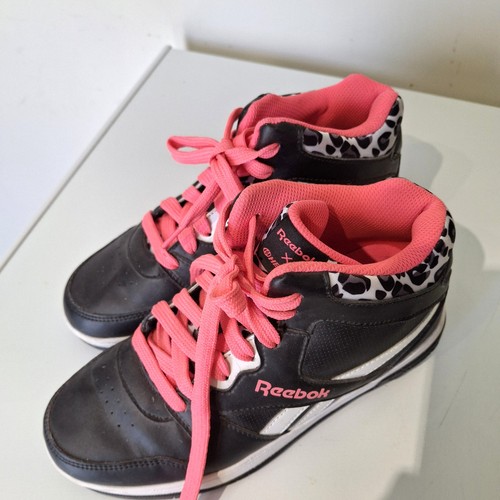 Reebok heelys black - white, pink