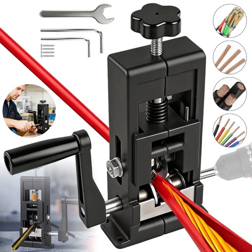 Hand crank wire stripper - hand,