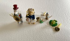 Hantel pewter miniature - hantel,