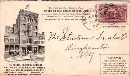 Advertising horses 1893 the - horses,