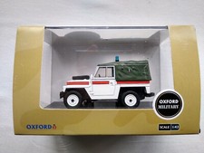OXFORD DIECAST - 43LRL010 - LAND ROVER LIGHTWEIGHT - SWB/CANVAS TOP - RAF POLICE