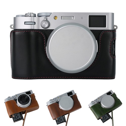 Leather half case for - for, fuji