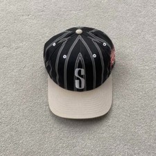 Vintage Stussy Pinstriped Cap.