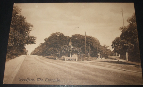 Old real photo style postcard - old,