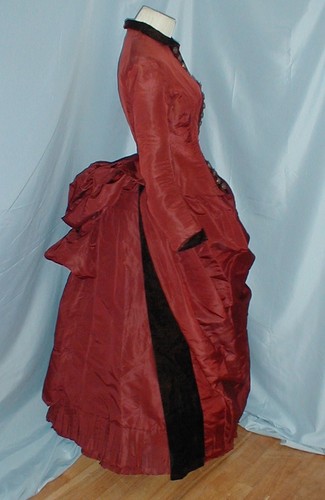 Majestic antique bustle dress - majestic,